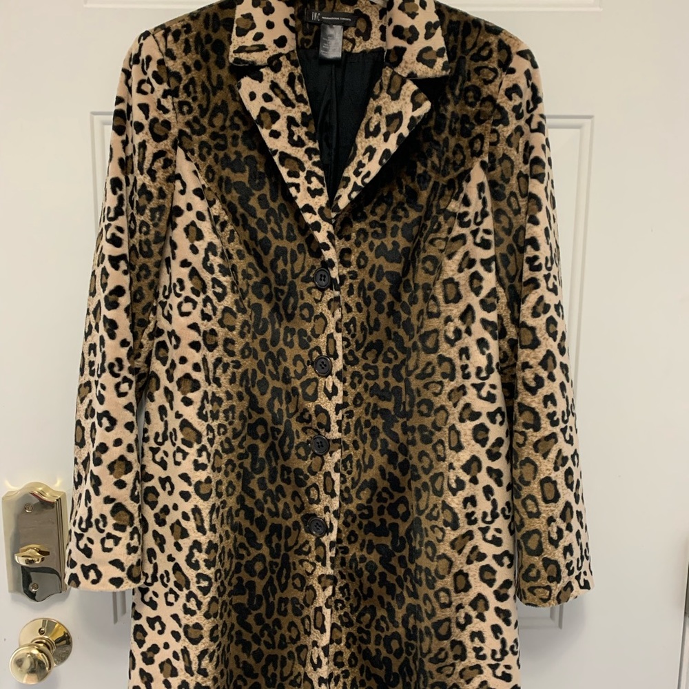 Animal Print Coat